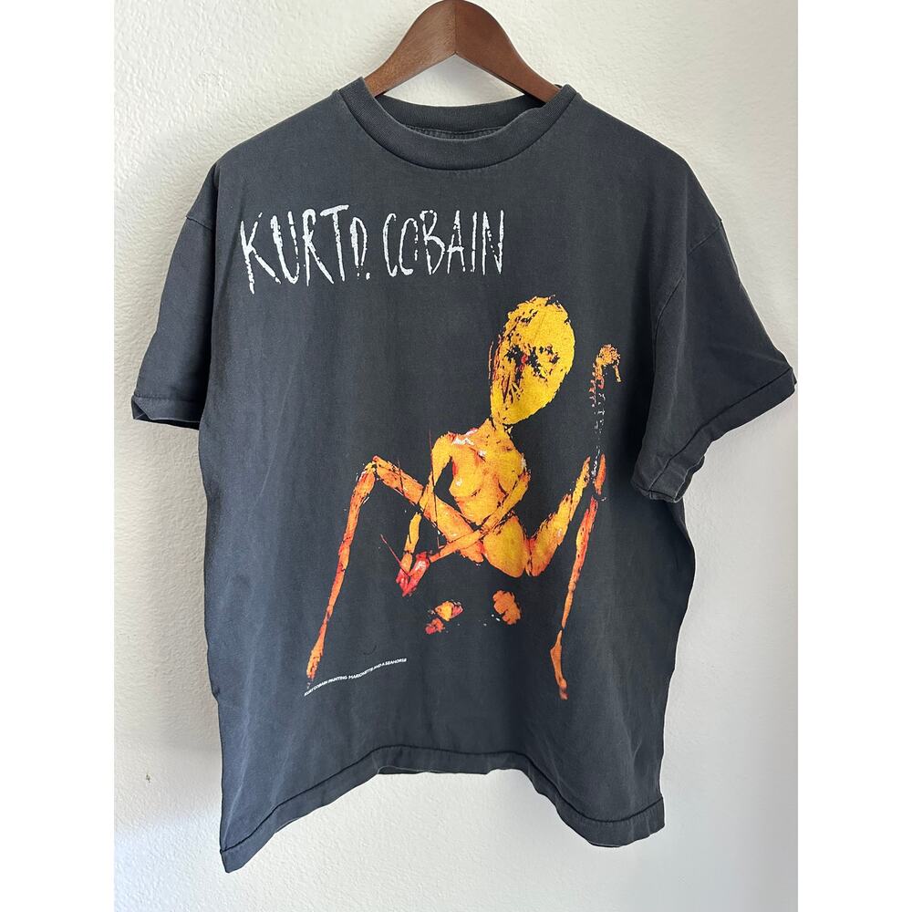 Nirvana Kurt Cobain Marionette Painting Vintage Reprint Single Stitch